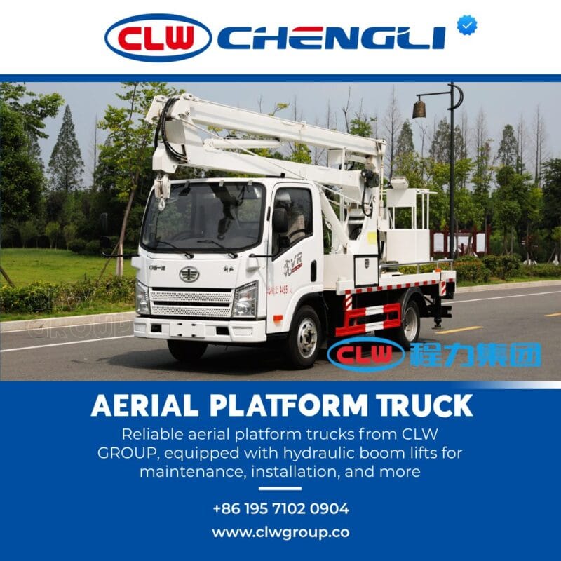 Front-right perspective of CLW GROUP cherry picker