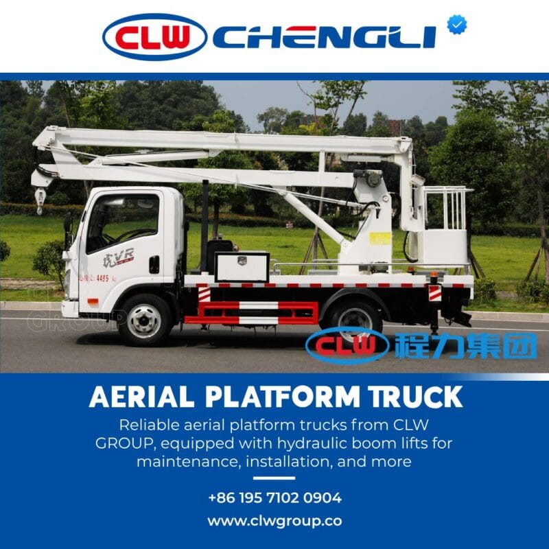 Left side of CLW GROUP aerial work truck