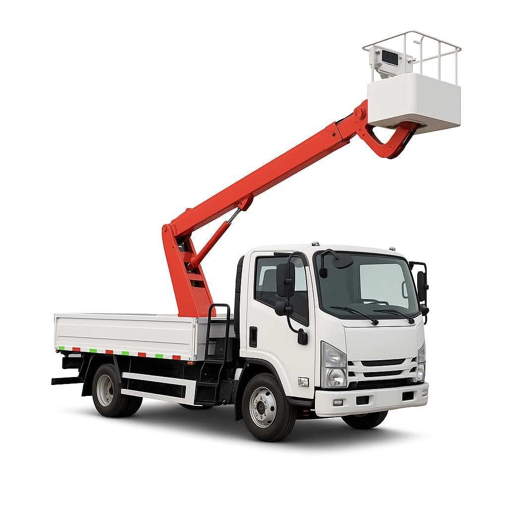 CLW GROUP bucket truck with hydraulic boom lift for elevated work