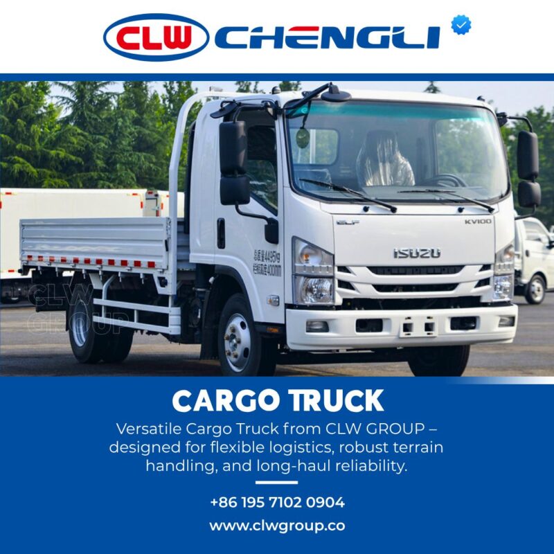 Front-left corner view of CLW GROUP cargo truck