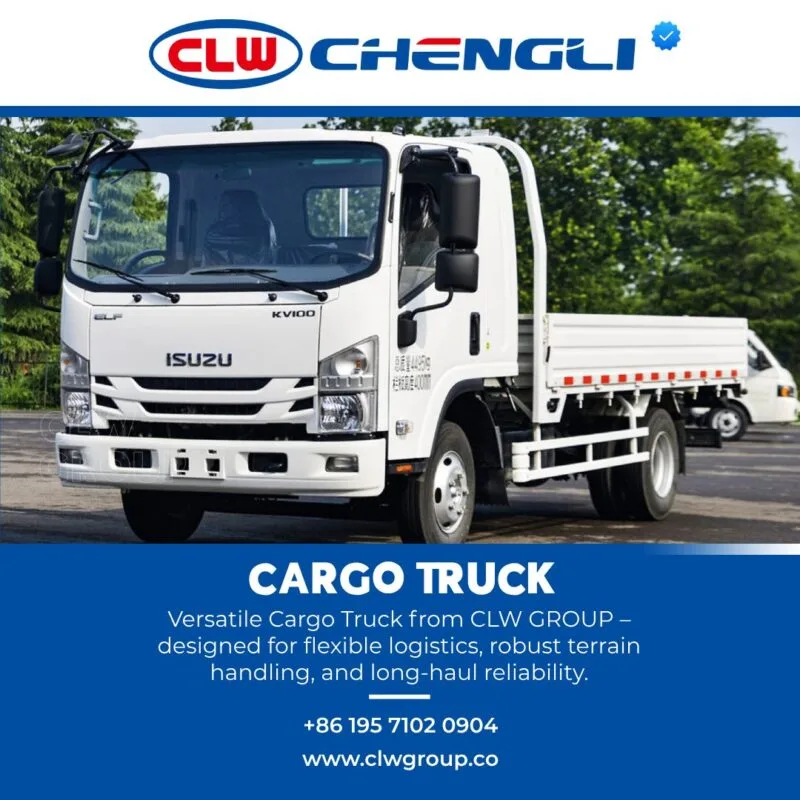 Front-right angle of CLW GROUP cargo vehicle