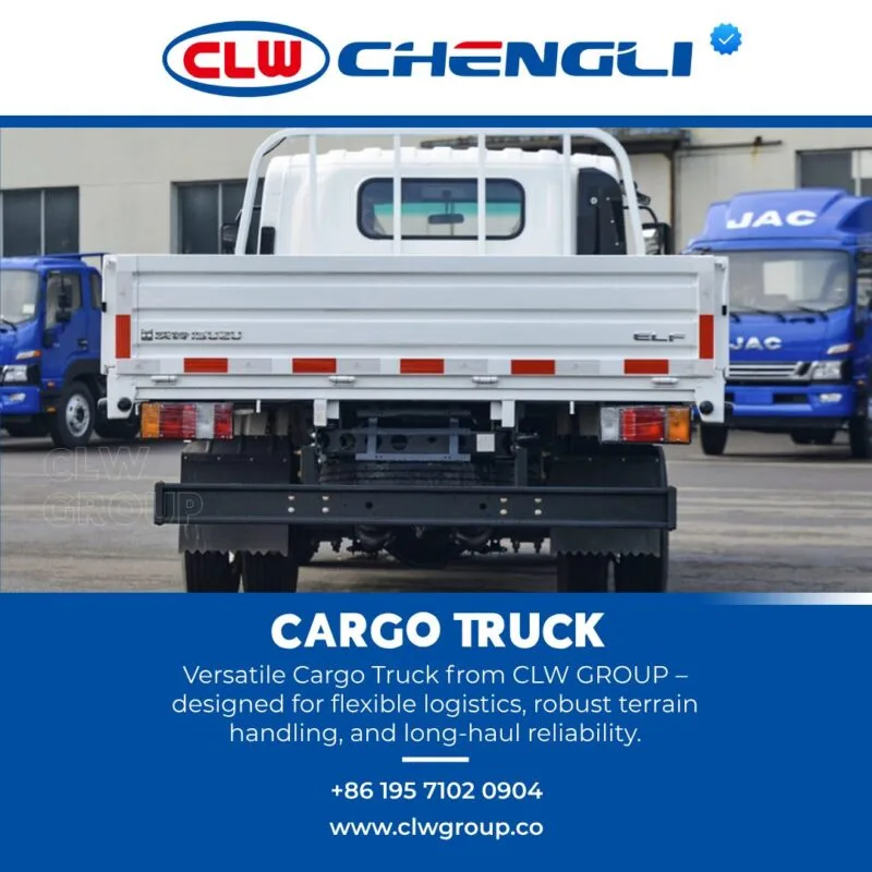 Rear end of CLW GROUP cargo truck
