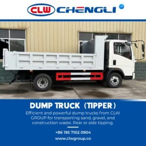 Right side of CLW GROUP construction tipper