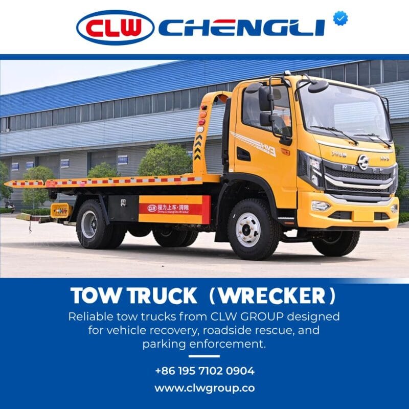 Front-left angle of CLW GROUP breakdown truck