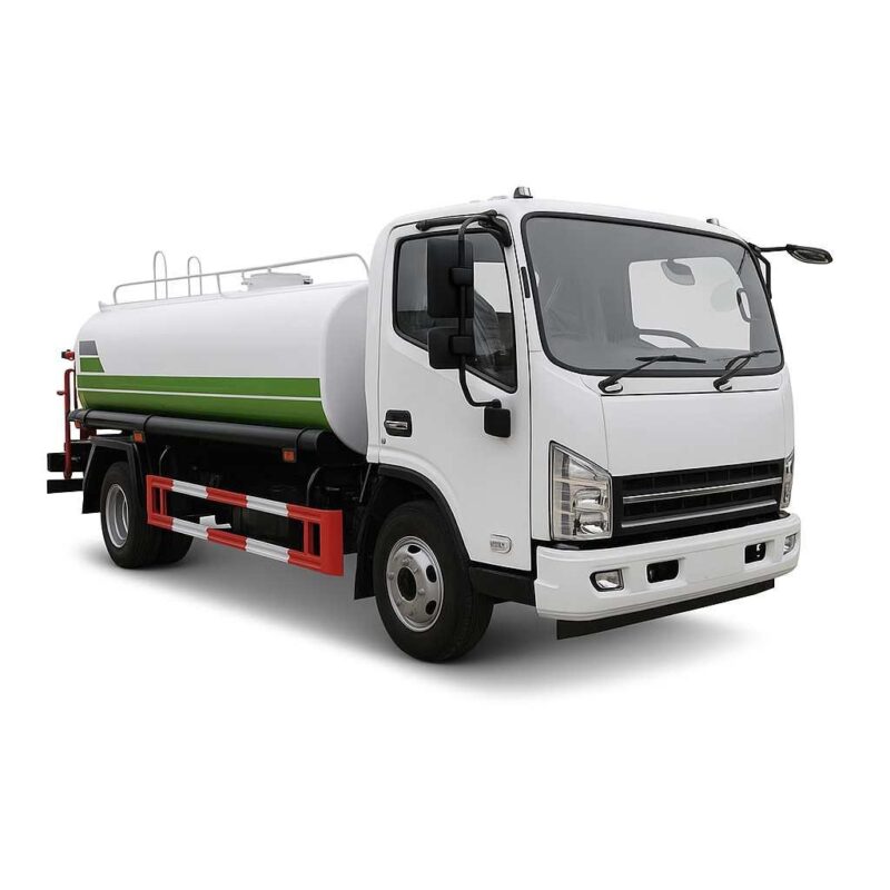 CLW GROUP water tanker truck with front and rear spray nozzles for dust suppression