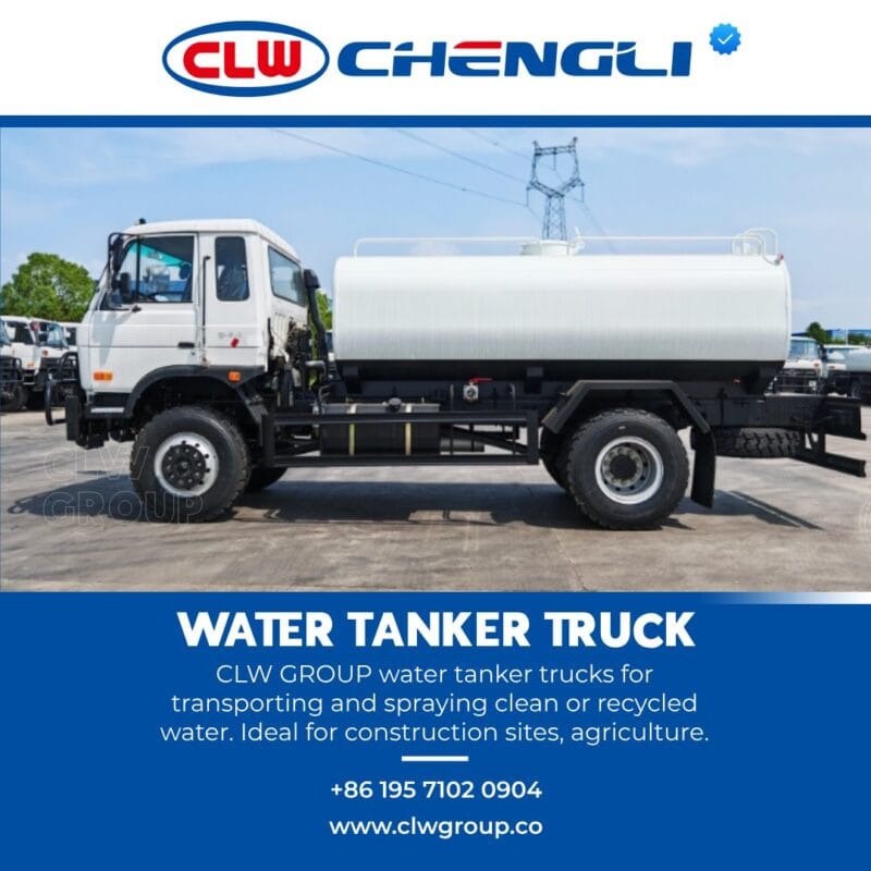 Side profile of tank body with ladder and valves